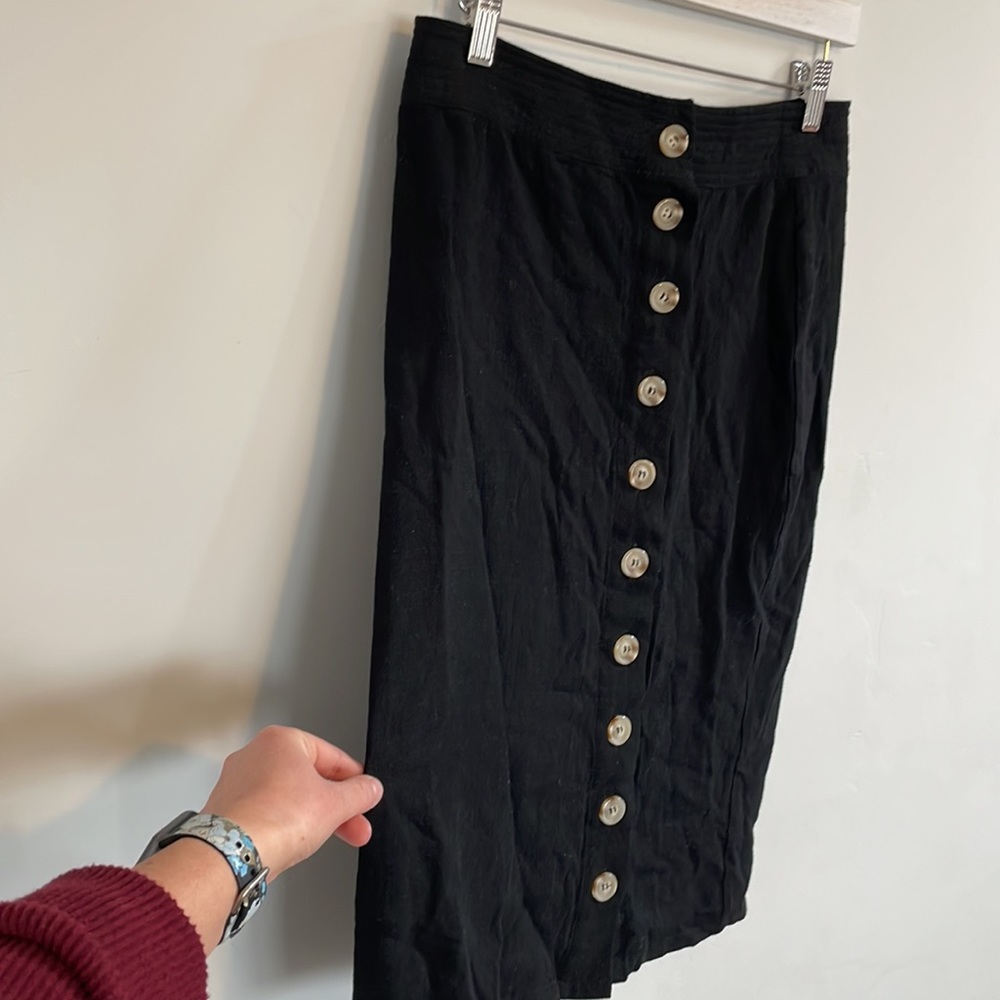 Otto Button Down Pencil skirt - Picture 2 of 3